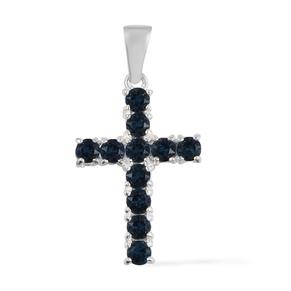 Swarovski Jewelry - SWAROVSKI Montana Crystal Cross Pendant